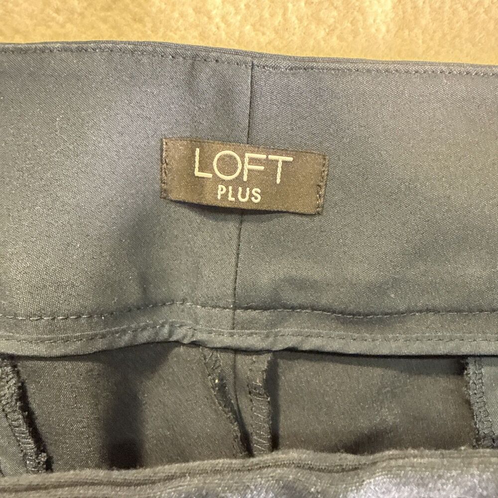 Loft Plus Marisa Skinny Pants Size 18 Plus Deep Teal Bi-Stretch Ankle Trousers - Picture 2 of 10